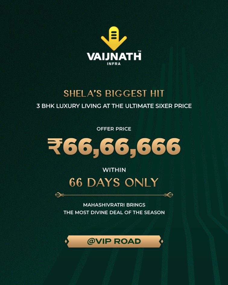 3 BHK flats in Shela Ahmedabad